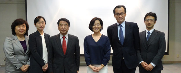 左より、橋口先生、大岸先生、鈴木先生、有賀先生、北川先生、金子先生